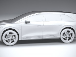 Lucid Gravity 2025 3D Model