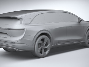 Lucid Gravity 2025 3D Model
