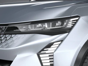 Renault Scenic E-Tech 2024 3D Model