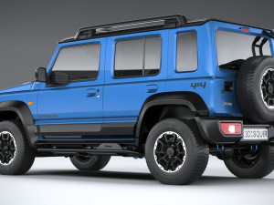 Suzuki Jimny 4expedition 5-door 2024 3D Model