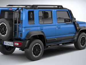 Suzuki Jimny 4expedition 5-door 2024 3D Model