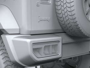Suzuki Jimny 4expedition 5-door 2024 3D Model