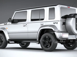 Suzuki Jimny 4style 5-door 2024 3D Model