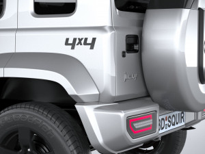 Suzuki Jimny 4style 5-door 2024 Modelo 3D