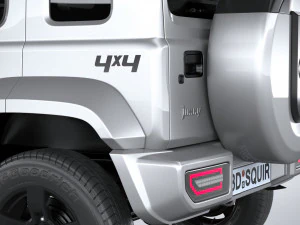 Suzuki Jimny 4style 5-door 2024 3D Model