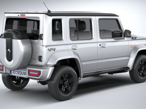 Suzuki Jimny 4style 5-door 2024 Modelo 3D