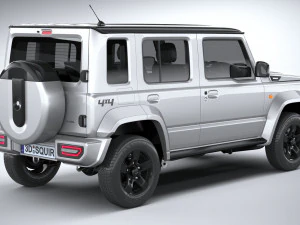 Suzuki Jimny 4style 5-door 2024 3D Model