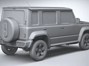 Suzuki Jimny 4style 5-door 2024 3D Model