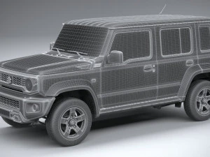 Suzuki Jimny 4style 5-door 2024 3D Model