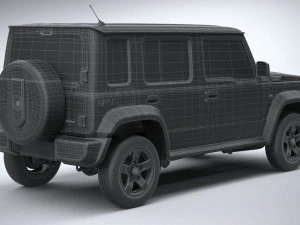 Suzuki Jimny 4style 5-door 2024 3D Model