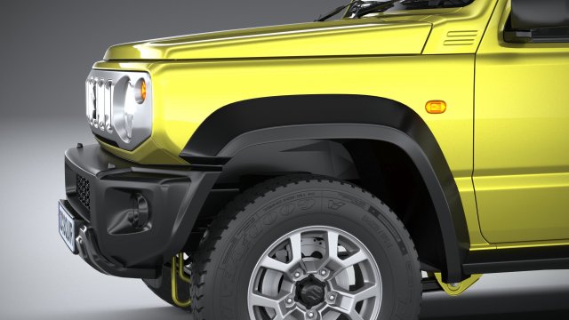 Suzuki Jimny 5door 2024 3D Model in SUV 3DExport