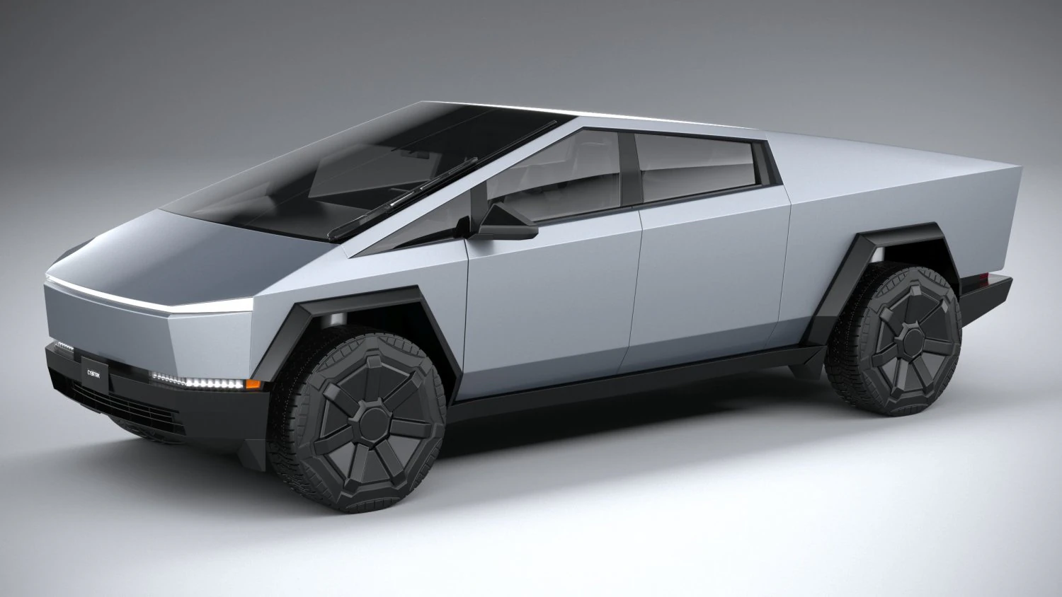 Tesla Cybertruck 2025 3D Model .c4d .max .obj .3ds .fbx .stl .blend 