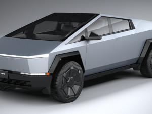 Tesla Cybertruck 2025 3D 모델