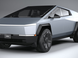 Tesla Cybertruck 2025 3D 모델