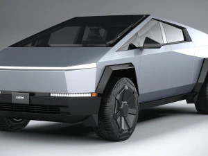 Tesla Cybertruck 2025 3D Model