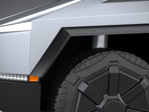 Tesla Cybertruck 2025 3D 모델