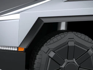 Tesla Cybertruck 2025 3D Model