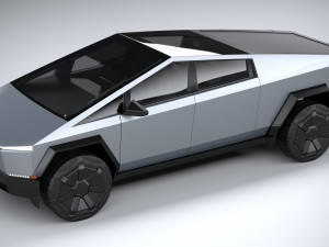 Tesla Cybertruck 2025 3D 모델
