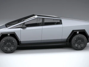 Tesla Cybertruck 2025 3D Model