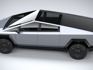 Tesla Cybertruck 2025 3D 모델