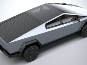 Tesla Cybertruck 2025 3D 모델
