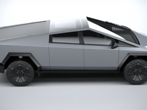 Tesla Cybertruck 2025 3D 모델