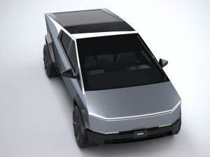 Tesla Cybertruck 2025 3D 모델