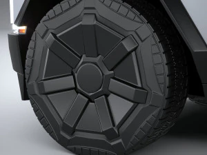 Tesla Cybertruck 2025 3D Model