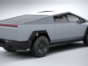 Tesla Cybertruck 2025 3D 모델