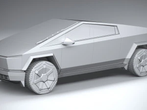 Tesla Cybertruck 2025 3D Model