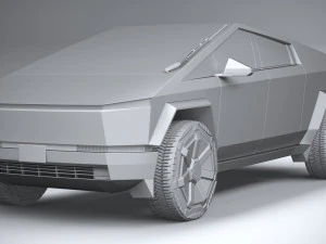 Tesla Cybertruck 2025 3D Model