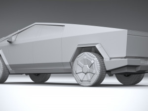 Tesla Cybertruck 2025 3D 모델