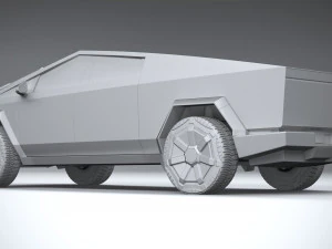 Tesla Cybertruck 2025 3D Model