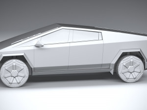 Tesla Cybertruck 2025 3D 모델