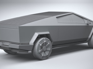 Tesla Cybertruck 2025 3D 모델