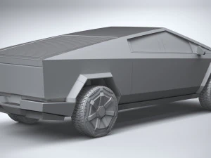 Tesla Cybertruck 2025 3D Model