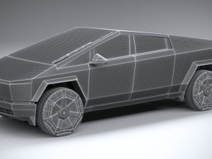 Tesla Cybertruck 2025 3D 모델