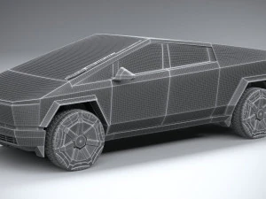 Tesla Cybertruck 2025 3D Model