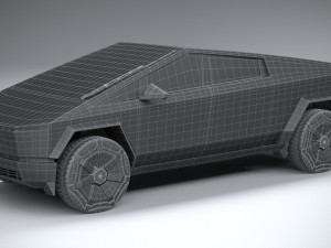 Tesla Cybertruck 2025 3D 모델