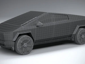 Tesla Cybertruck 2025 3D Model