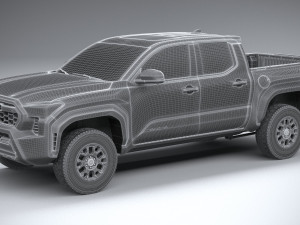 Toyota Tacoma TRD Off Road 2024 3D Model