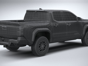 Toyota Tacoma TRD Sport 2024 Modello 3D