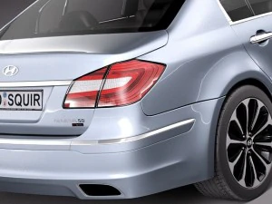Hyundai Genesis Sedan 2012 3D Model
