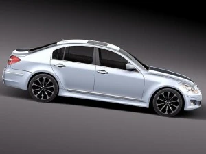 Hyundai Genesis Sedan 2012 3D Model