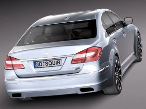 Hyundai Genesis Sedan 2012 3D Model