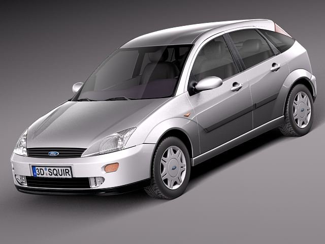 Focus I 5door 1998-2003 Modello 3D .c4d .max .obj .3ds .fbx .stl .blend 