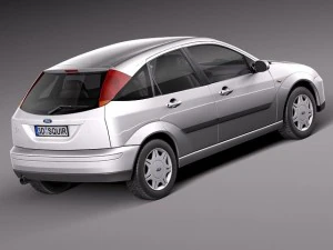 Focus I 5door 1998-2003 3D Model