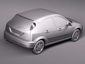 Focus I 5door 1998-2003 Modello 3D