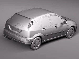 Focus I 5door 1998-2003 3D Model