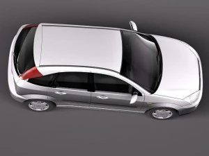 Focus I 5door 1998-2003 3D Model